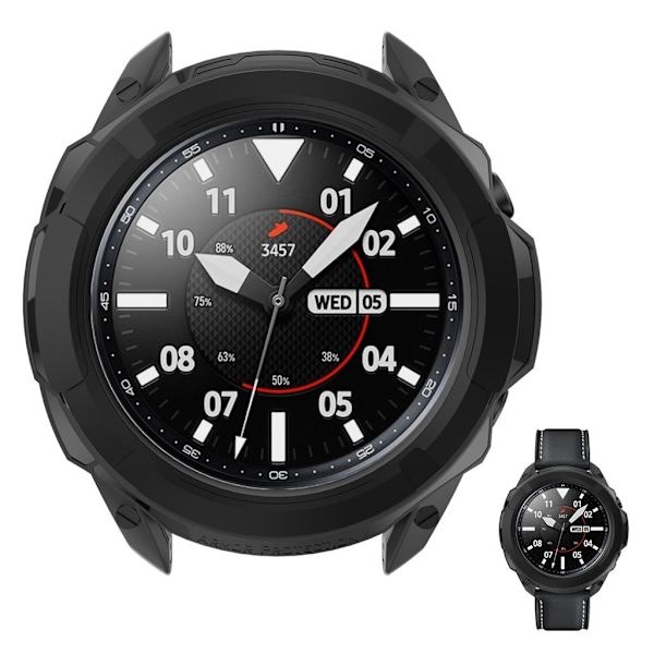 Samsung Galaxy Watch 3 (45mm) skyddande frame - svart Svart