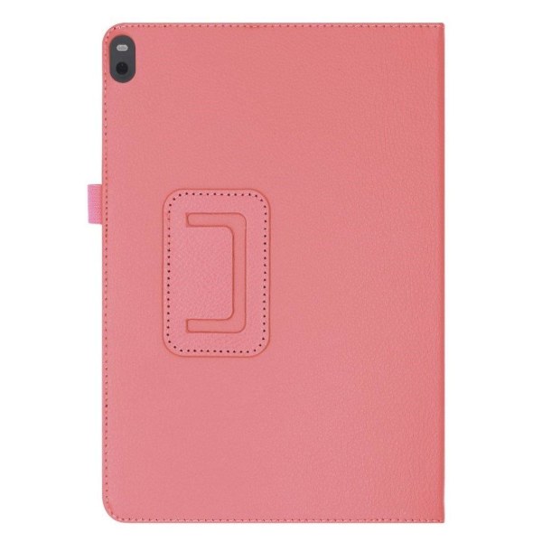 Lenovo Tab M10 litchi texture leather case - Pink Pink
