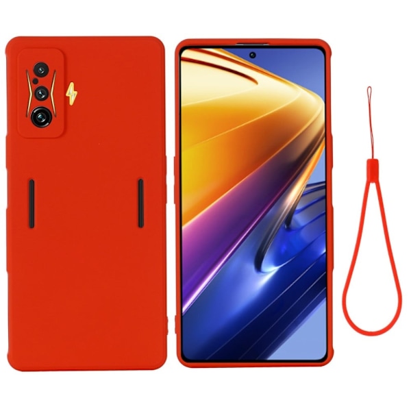 Matta nestesilikoninen kuori Xiaomi Poco F4 GT / Xiaomi Redmi K50 Gaming - Punainen Red