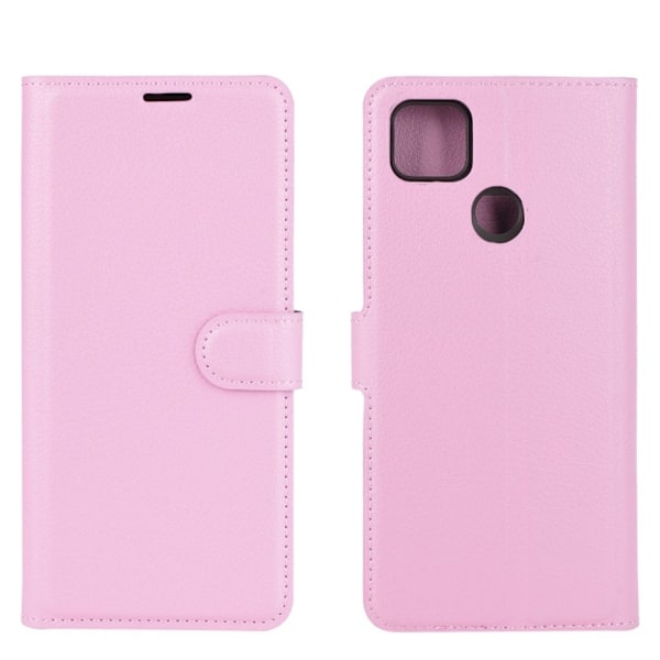 Classic Xiaomi Redmi 9C Flip etui - Lyserød Pink