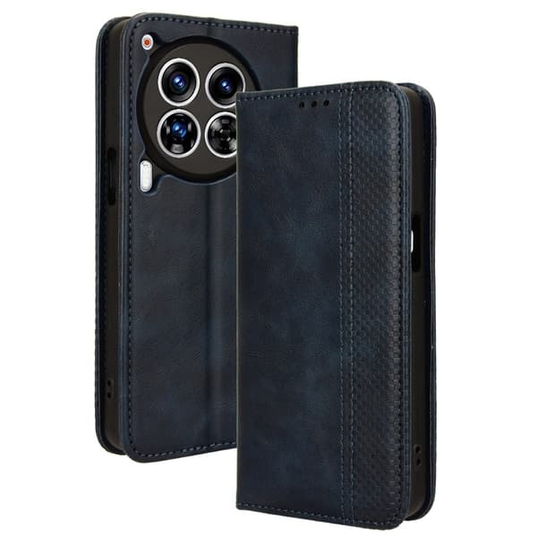 Bofink Vintage Tecno Camon 30 Premier læderetui - Blå Blue