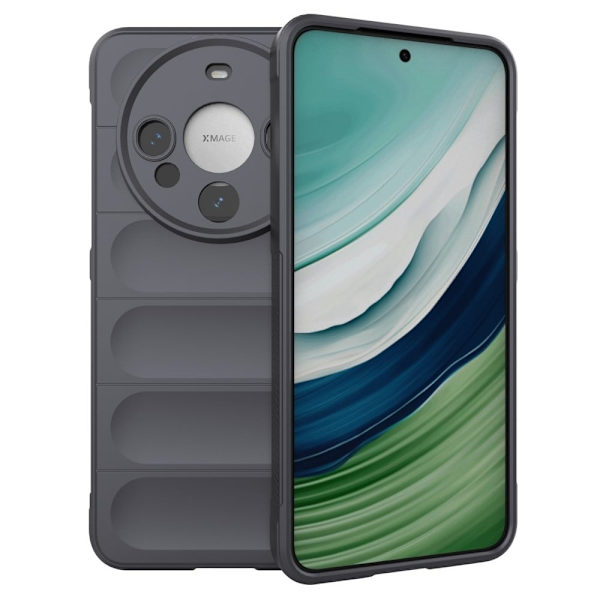 Mjukt greppformat Huawei Mate 60 skal - Silver/Grå Silvergrå