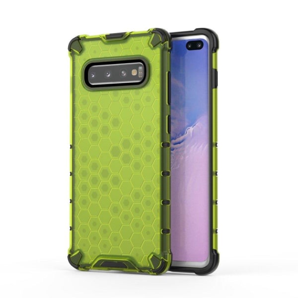 Bofink Honeycomb Samsung Galaxy S10 Plus skal - Grön Grön