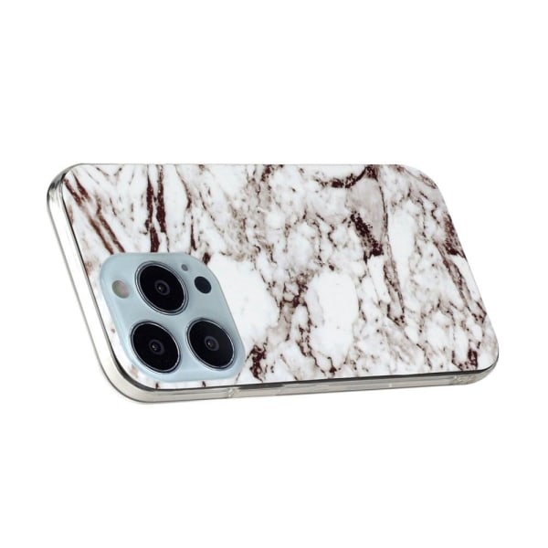 Marble design iPhone 14 Pro cover - Hvid Marmor White