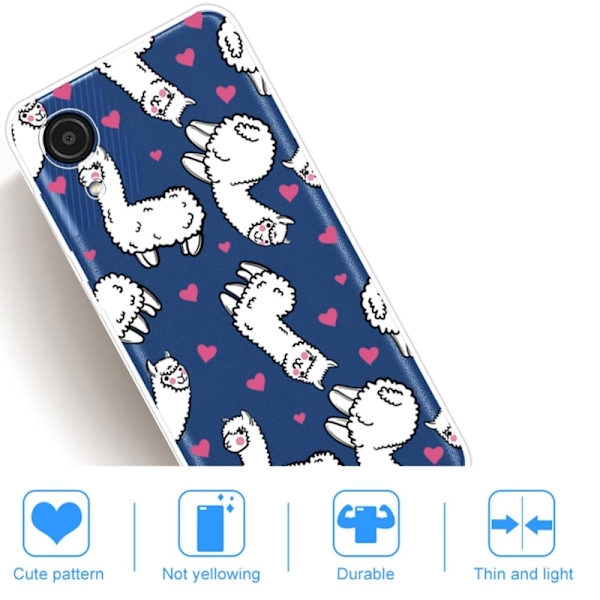 Deco Samsung Galaxy A03 Core cover - Alpakaer White