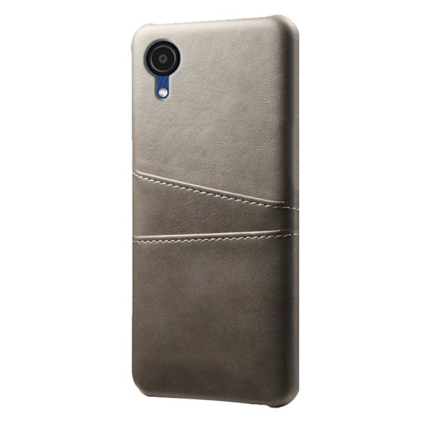 Dual Card Etui Samsung Galaxy A23e - Grå Silver grey