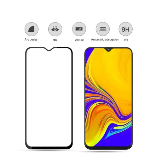 MOCOLO Samsung Galaxy A50 HD silk print hærdet glas skærmbeskytt Transparent