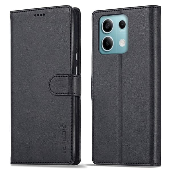LC.IMEEKE Xiaomi Redmi Note 13 5G  flip etui - Sort Black