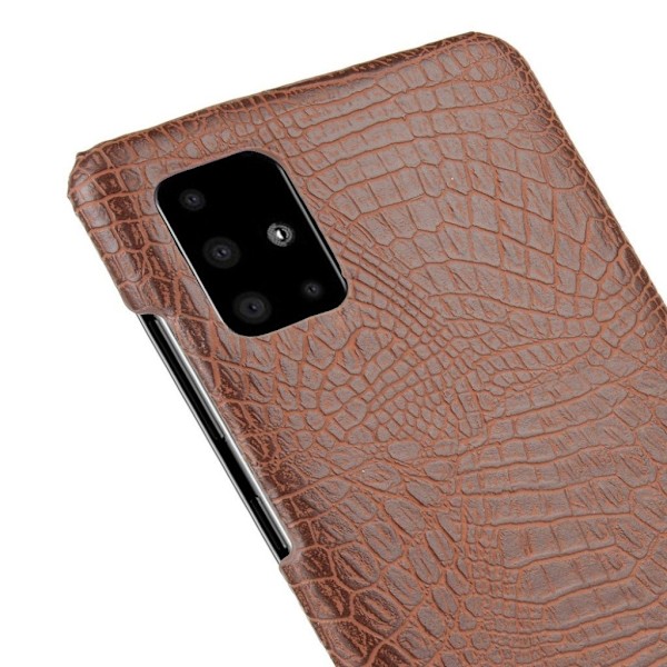 Croco cover - Samsung Galaxy A51 - Brun Brown