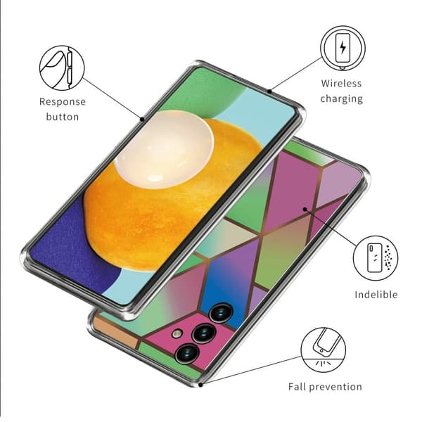 Marble design Samsung Galaxy A35 kotelot - Tyyli E Multicolor