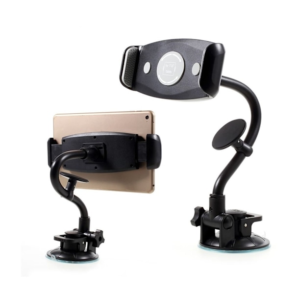 Universel smartphone holder til bilen som passer til 7-15 tommers - Sort Black