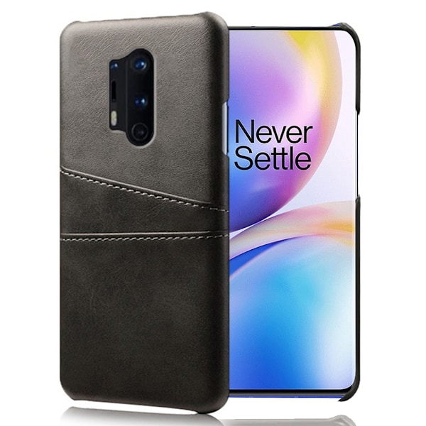 Dual Card etuit - OnePlus 8 Pro - Sort Black