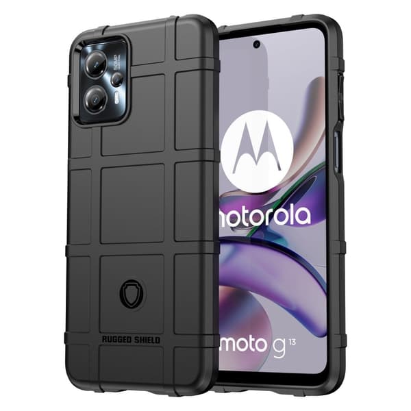 Rugged Shield Etui Motorola Moto G23 / G13 - Sort Black