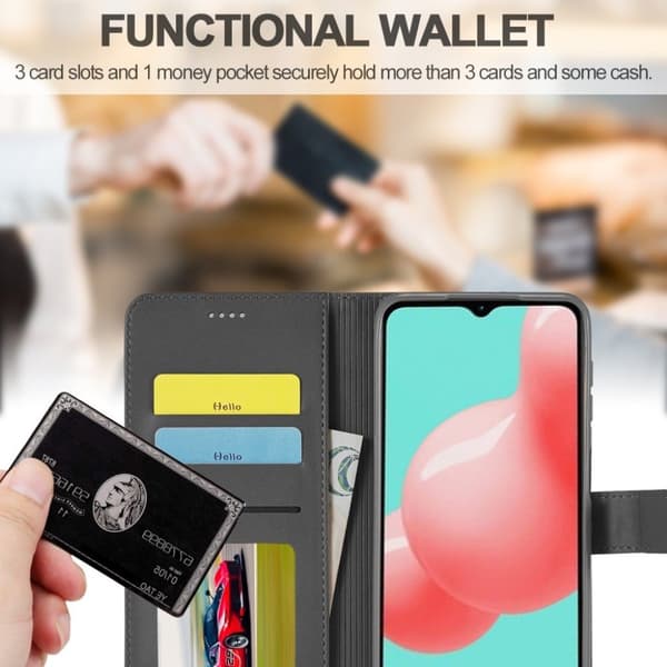 LC.IMEEKE Samsung Galaxy A32 5G Flip Case - Sort Black