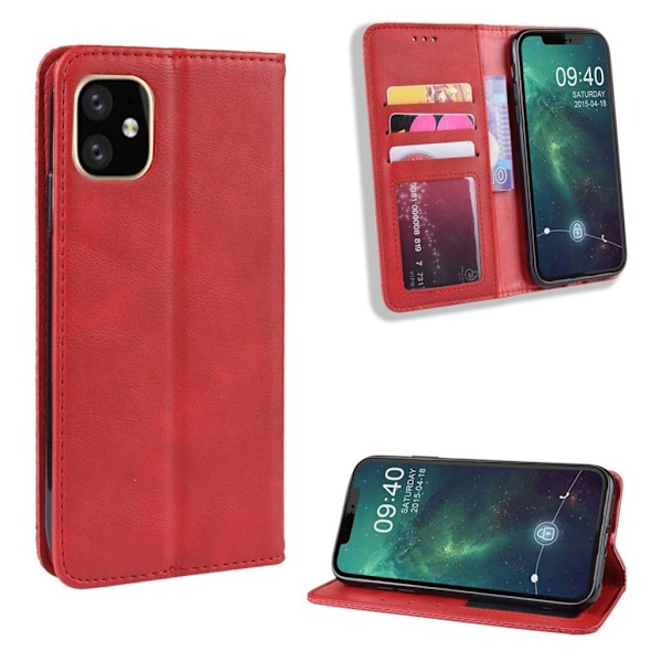 Bofink Vintage iPhone 11 kotelot - Punainen Red