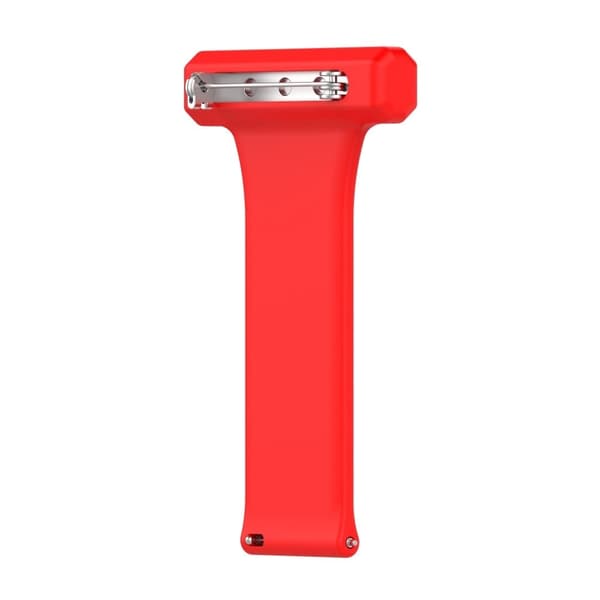 20mm Universal pin stil silikone hængende ur hængende rem - Rød Red