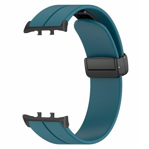 Honor Watch 5 Bands Silikone urrem med magnetisk foldelås - Cyan Green