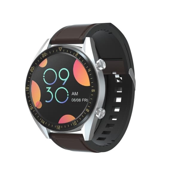 Huawei Watch GT ægte læder silikone Urrem - Kaffe Brown