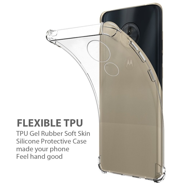 Bofink Airbag cover til Motorola Moto E5 Plus - Klar Transparent