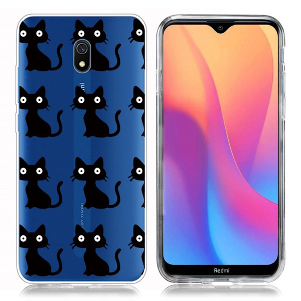 Deco Xiaomi Redmi 8A deksel - Svart Cats Black