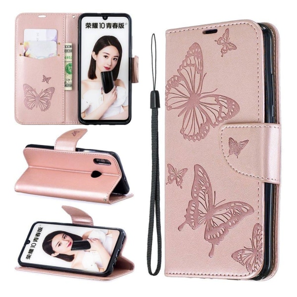 Butterfly Huawei P Smart 2019 kotelot - Pinkki Pink