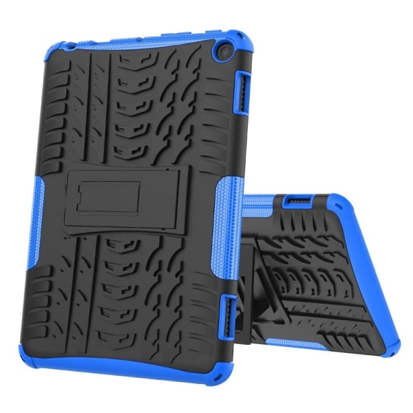 Tire pattern kickstand case for Amazon Fire 8 HD (2022) - Blue Blue