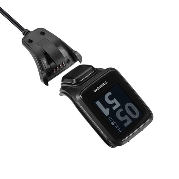TomTom Adventurer kestävä latauskaapeli - Musta Black