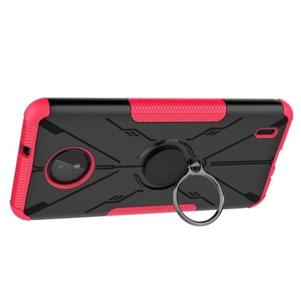 Kickstand-skydd med magnetisk platta för Nokia C10 / C20 - Ros Rosa