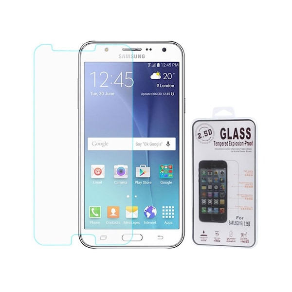 0.25mm hærdet skærmbeskyttelsesglas til Samsung Galaxy J5 (Arc Edge) Transparent