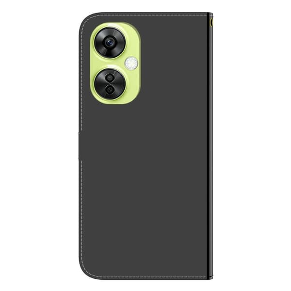 Mirror OnePlus Nord N30 / Ce 3 Lite / Oppo K11x Flip Etui - Sort Black
