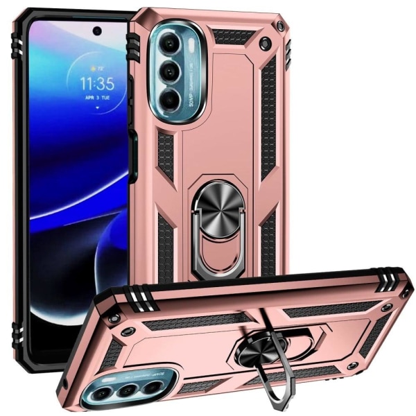 Bofink Combat Motorola Moto G (2022) Suojakotelo - Ruusukulta Pink