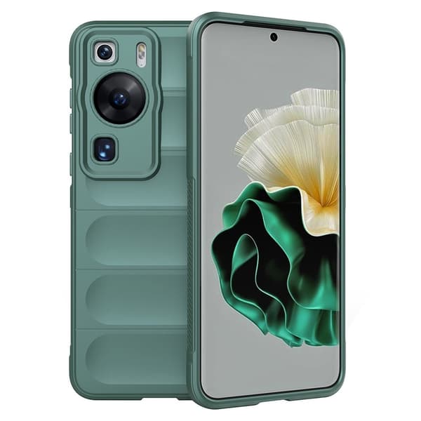 Mjukt greppformat Huawei P60 skal - Grön Grön