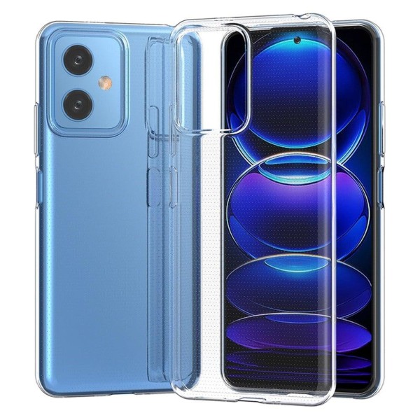 Ultratyndt gennemsigtigt etui til Xiaomi Redmi Note 12 Transparent