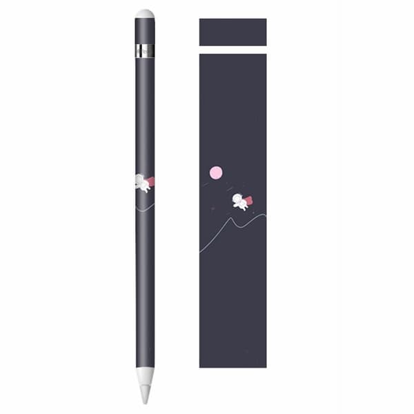 Apple Pencil cool tarra - Astronautti Ja Astronautti Black