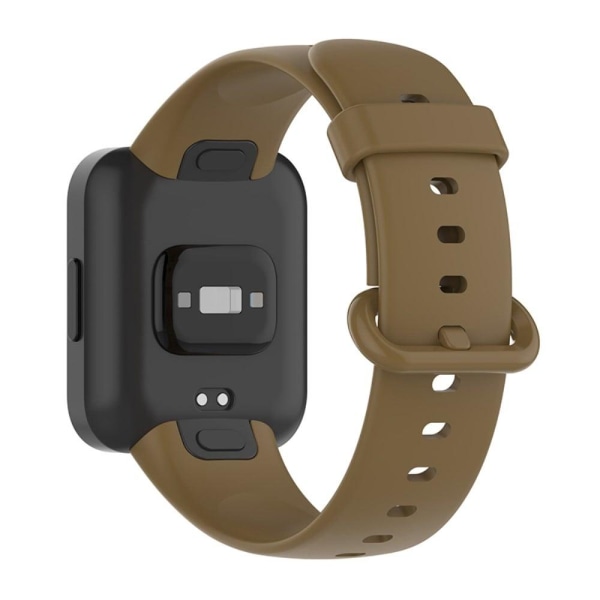 Xiaomi Redmi Watch 2 / Watch 2 Lite kiinteä silikoninen ranneke - Vaalea Kahvi Brown