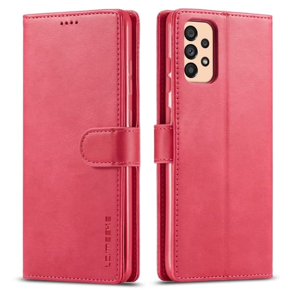 LC.IMEEKE Samsung Galaxy A33 5G flip case - Punainen Red
