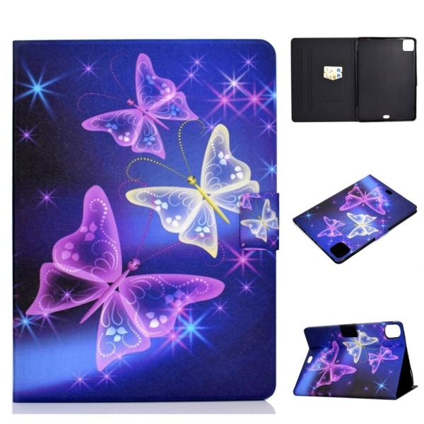 iPad Pro 11 (2021) / Air (2020) beautiful pattern leather flip c Purple