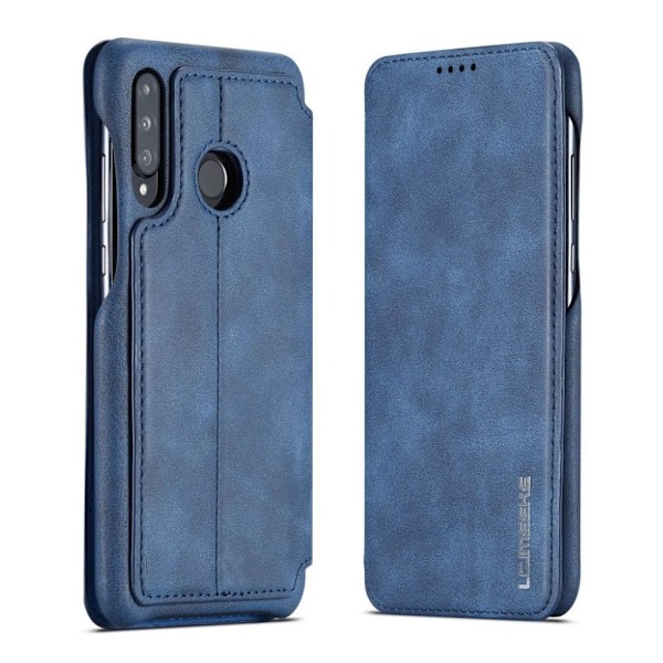 LC.Imeeke läder Huawei P30 Lite fodral - Blå Blå