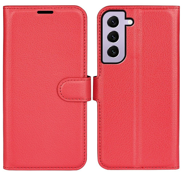 Classic Samsung Galaxy S23 Läppäkotelo - Punainen Red