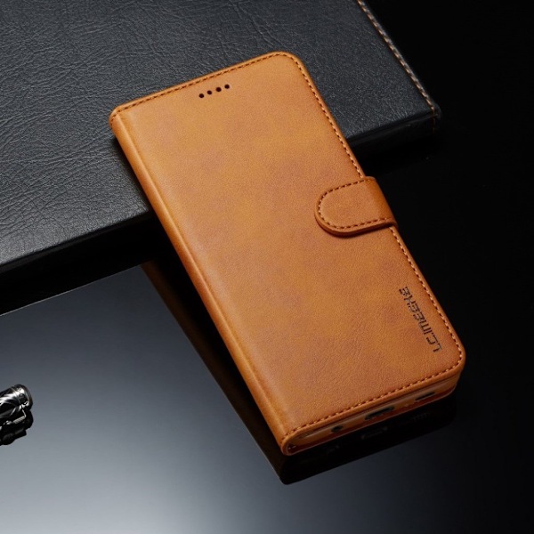 LC.Imeeke läder Samsung Galaxy A9 (2018) fodral - Brun Brun