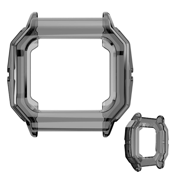 Klart TPU-cover til Amazfit Neo - Gennemsigtig Sort Black