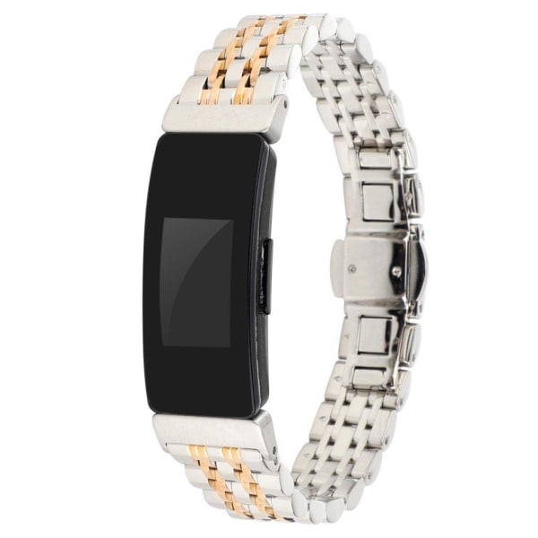 Fitbit Inspire / Inspire HR klockband med metallspänne - Silver / Guld multifärg