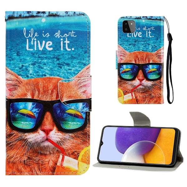 Wonderland Samsung Galaxy A22 5G fodral -Flerfärgad multifärg