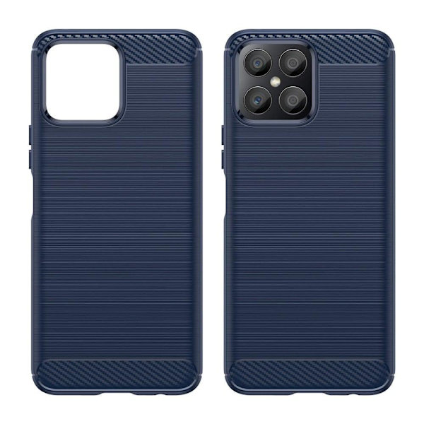 Carbon Flex Suojakotelo Honor X8 - Sininen Blue