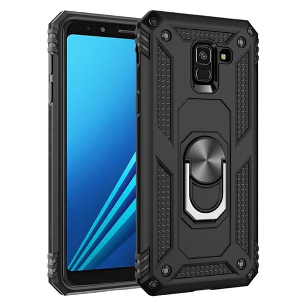 Bofink Combat Samsung Galaxy A8 (2018) deksel - Svart Black