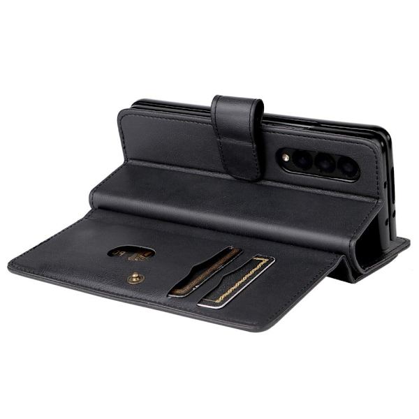 Samsung Galaxy Z Fold4 fodral med 10 fickor - Svart Svart