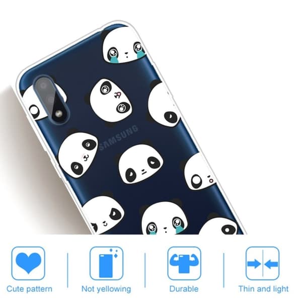 Deco Samsung Galaxy A01 deksel - Søte panda White