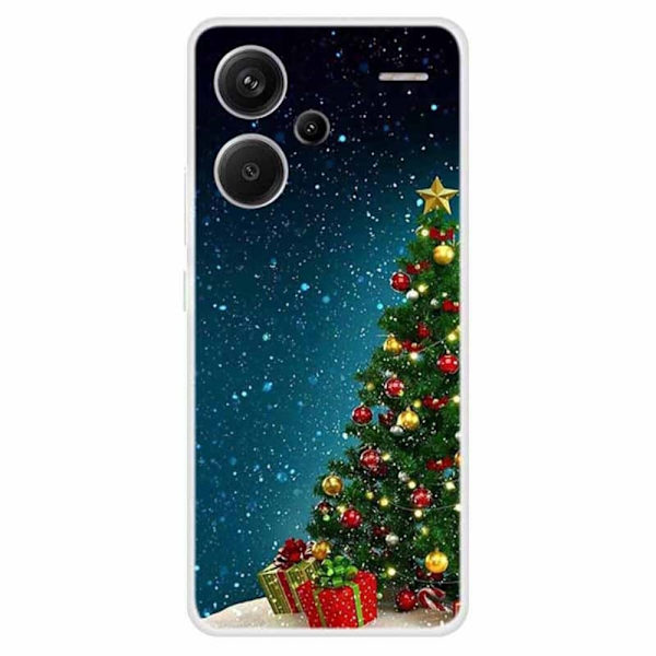Imagine Xiaomi Redmi Note 13 Pro Plus deksel - Juletre Blue