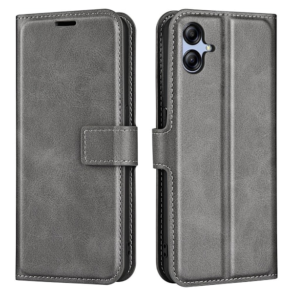 Lompakko Nahkakotelo For Samsung Galaxy A04e - Harmaa Silver grey