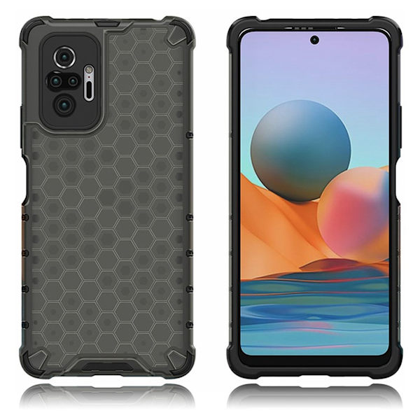 Bofink Honeycomb Xiaomi Redmi Note 10 Pro Etui - Sort Black